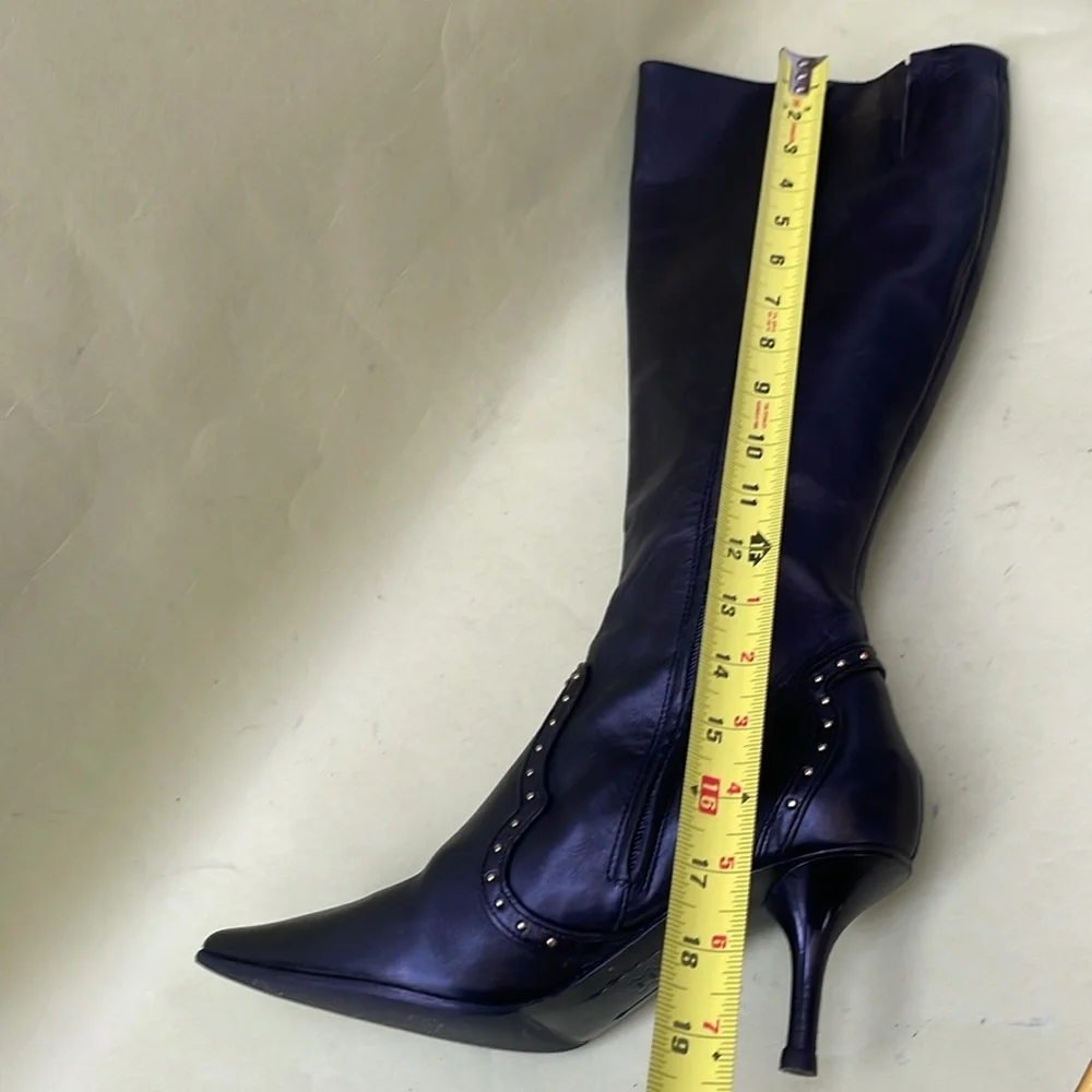 Vintage black Michael Kors all leather boots